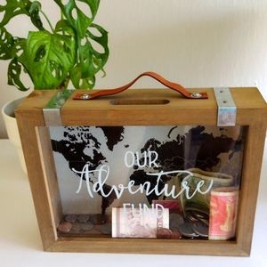 ~ Adventure Fund Bank, Vintage Suitcase ~